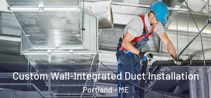  Custom Wall-Integrated Duct Installation Portland - ME